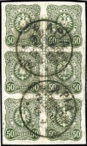 Samoa - Forerunner 50 penny in the block of ... 