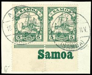 Samoa 3 penny and 5 penny \imperial ... 