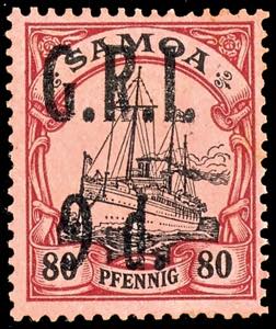 Samoa - British Occupation 3 penny to 80 ... 