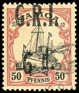 Samoa - British Occupation 50 penny ... 