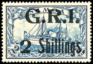 Samoa - British Occupation 2 Mark \imperial ... 