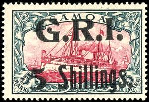 Samoa - British Occupation 5 Mark \imperial ... 