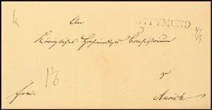 Hanover - Pre-stamp Mail 1820 (approximate. ... 