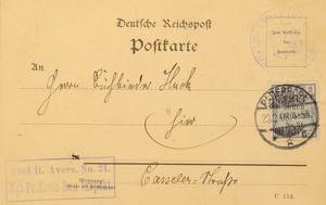 Official stamp German Reich 2 Pfg dark blue ... 