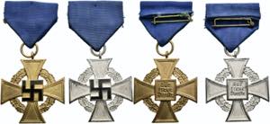3. Reich Zivile Auszeichnungen 2x Treudienst ... 