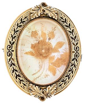 Brooches Medallion brooch, middle of the 19 ... 