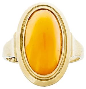Gemmed Rings Amber ring (beh. ), ... 
