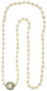 Necklaces Pearl necklace, 585 white gold ... 