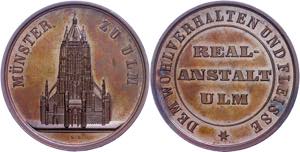 Medaillen Deutschland vor 1900 Ulm, Stadt, ... 