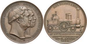 Medaillen Deutschland vor 1900 Eisenbahnen ... 