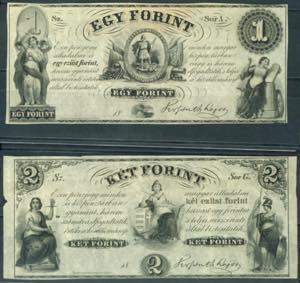 Banknotes of Europe Hungaria, Penzjegy ... 