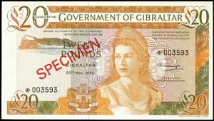 Banknotes of Europe Gibraltar, Government of ... 