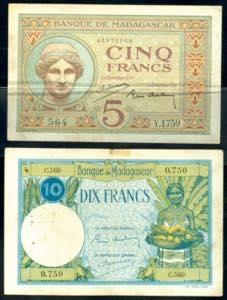 Banknoten Afrika und Naher Osten  ... 