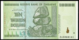 Banknoten Afrika und Naher Osten Zimbabwe, ... 