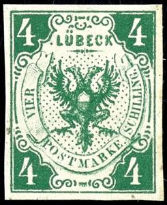 Luebeck 4 S green in perfect condition mint ... 