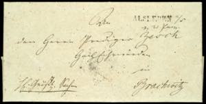 Prussia - Pre-stamp Mail 1823, ALSLEBEN, ... 