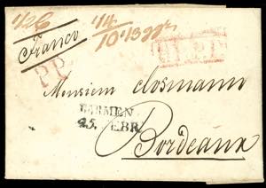 Prussia - Pre-stamp Mail 1823, Barmen, ... 