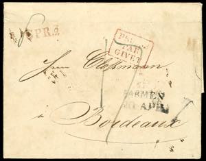 Prussia - Pre-stamp Mail 1825, Barmen, ... 