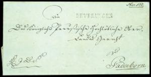 Prussia - Pre-stamp Mail 1823, BEVERUNGEN, ... 