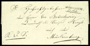 Prussia - Pre-stamp Mail 1818, Dormagen, ... 