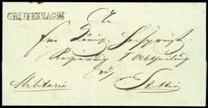 Prussia - Pre-stamp Mail 1821 (approximate. ... 
