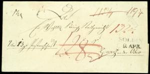 Prussia - Pre-stamp Mail LIPPEHNE, one-line ... 