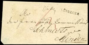 Prussia - Pre-stamp Mail LÜBBECKE, one-line ... 