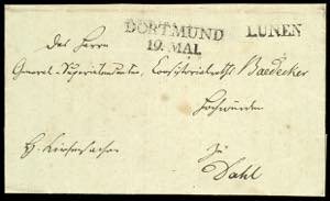 Prussia - Pre-stamp Mail 1818, LUNEN, ... 
