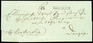 Prussia - Pre-stamp Mail New pond, one-line ... 