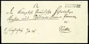 Prussia - Pre-stamp Mail 1825, NEUWARP, post ... 