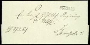 Prussia - Pre-stamp Mail 1824, NEUZELLE, ... 