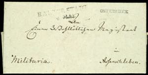 Prussia - Pre-stamp Mail OSTERWIECK, ... 