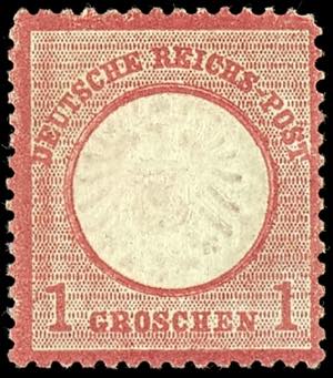 Deutsches Reich 1 Groschen großer Schild, ... 