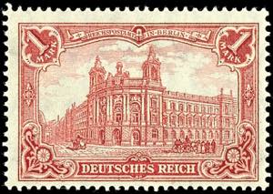 German Reich 1 Mark peace printing in ... 