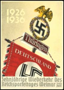 Reichsparteitage 1926 - 1936, Thuringia ... 