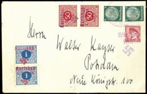 Karlsbad 50 H. And 1 Kc. Postage due stamps ... 