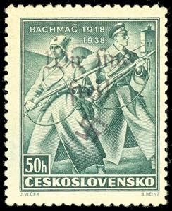 Reichenberg 50 H Legionnaire stamp with ... 