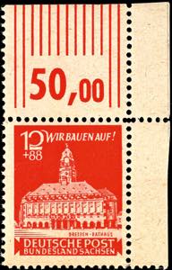 Soviet Sector of Germany 12+88 Pf. Bright ... 