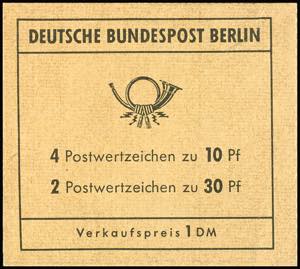Stamp Booklet Berlin 1970 stamp booklet ... 