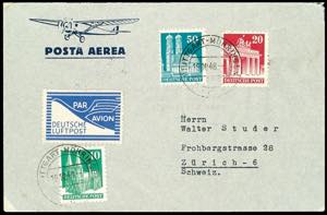 Airmail Admission Stamp JEIA stamp on ... 