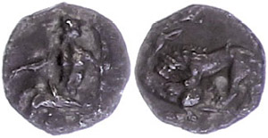 Cilicia, Tarus, obol (0, 64g), 361-334 BC ... 