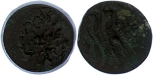 Egypt, bronze (8, 51g), 180-145 BC, ... 