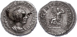Coins Roman Imperial period Macrinus, ... 