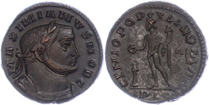 Coins Roman Imperial period Maximianus, ... 