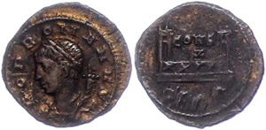 Coins Roman Imperial period Populus Romanus, ... 