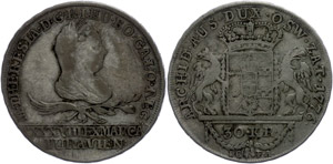 Coins of the Roman-German Empire 30 Kreuzer, ... 