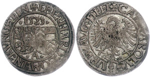 Augsburg Imperial Mint Chunk, 1523, Eberhard ... 