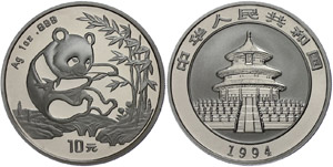Peoples Republic of China 10 yuan, 1 oz ... 