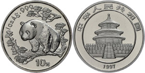 Peoples Republic of China 10 yuan, 1 oz ... 