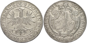 Switzerland Basle, thaler, 1640, HMZ 2-78q, ... 